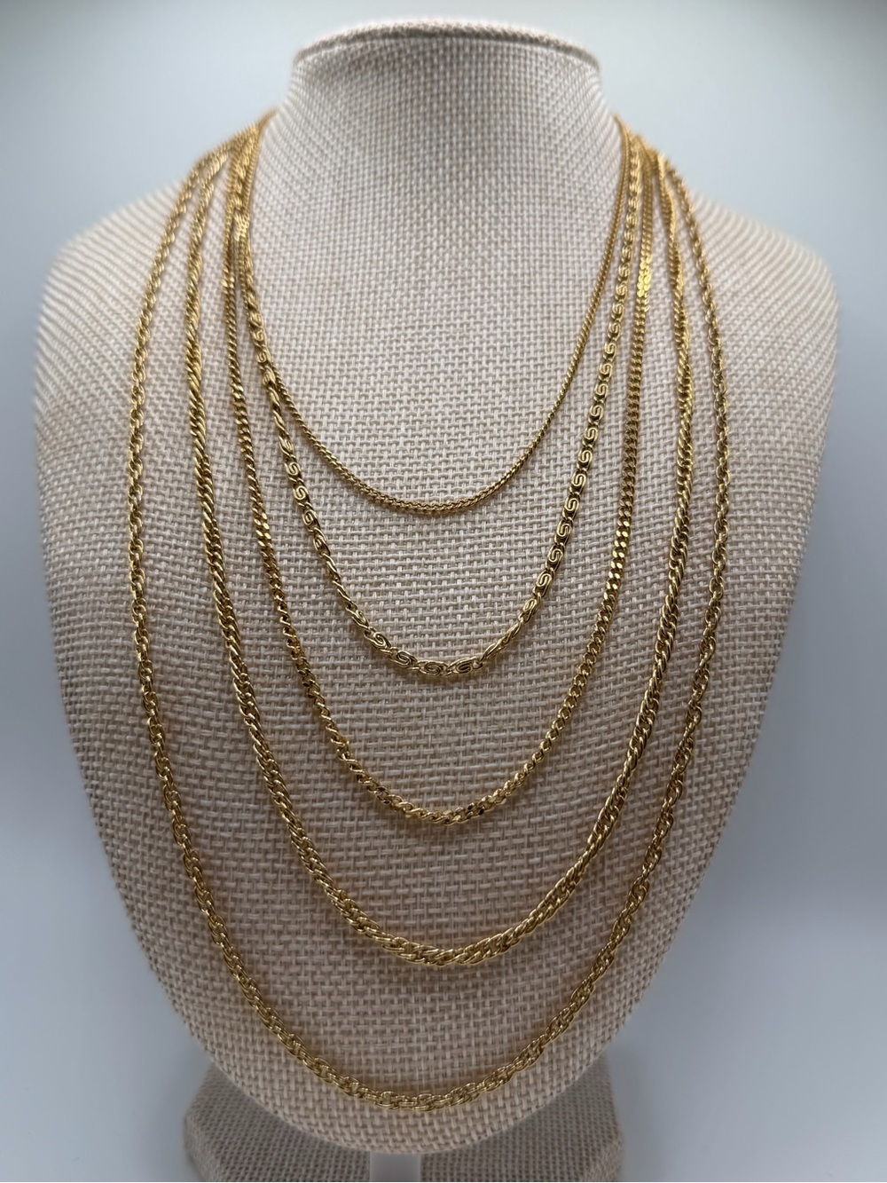 Classic Multi-Layer Gold Chain Necklace for Women